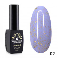 Гель-лак 002 (поталь) Global Fashion 8ml
