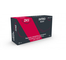 Перчатки ZKS нитриловые M INTRO черные, 50пар