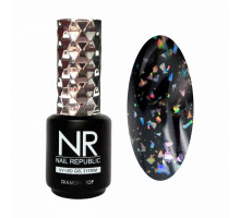 NR DIAMOND TOP №8 с голографическими хлопьями (15 мл)