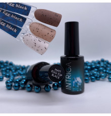 Топ INTRIGA 10мл Egg Matt Top Black матовый черный без лс