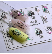 Слайдеры Fashion Nails 3D crystal 029