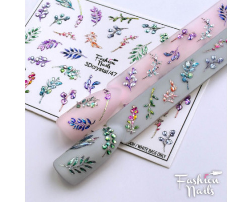Слайдеры Fashion Nails 3D crystal 047