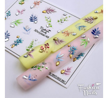 Слайдеры Fashion Nails 3D crystal 049