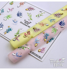 Слайдеры Fashion Nails 3D crystal 049