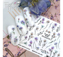 Слайдеры Fashion Nails 3D crystal 050