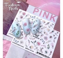 Слайдеры Fashion Nails 3D crystal 053