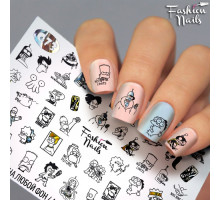Слайдеры Fashion Nails Galaxy 073