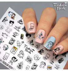 Слайдеры Fashion Nails Galaxy 073