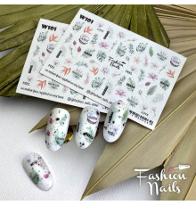 Слайдеры Fashion Nails White 101