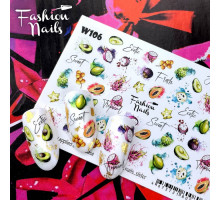Слайдеры Fashion Nails White 106