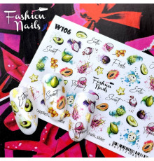 Слайдеры Fashion Nails White 106