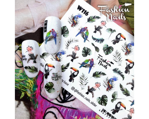 Слайдеры Fashion Nails White 116