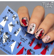 Слайдеры Fashion Nails White 041