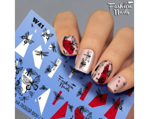 Слайдеры Fashion Nails White 041
