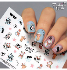 Слайдеры Fashion Nails White 080