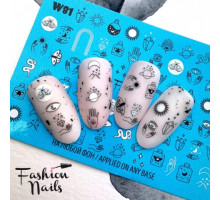 Слайдеры Fashion Nails White 081