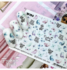 Слайдеры Fashion Nails White 104