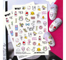 Слайдеры Fashion Nails White 167