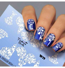 Слайдеры Fashion Nails White 019