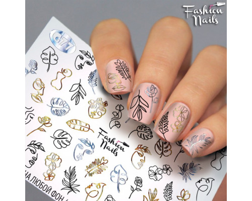 Слайдеры Fashion Nails Galaxy 077
