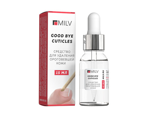 Кератогель щелочной "GOOD BYE CUTICLES" 15мл MILV