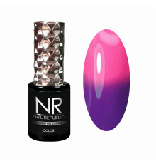 NR Гель-лак THERMO COLOR 600, Фиолетовый-розовый (10 мл)