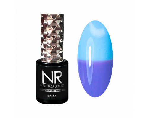 NR Гель-лак THERMO COLOR 602, Фиолетовый-голубой (10 мл)