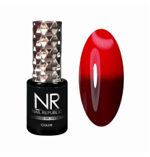 NR Гель-лак THERMO COLOR 607, Коричневый-красный (10 мл)