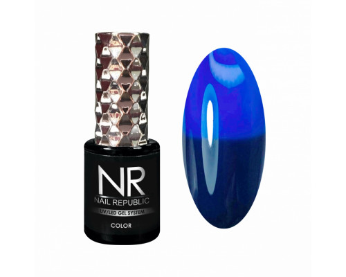 NR Гель-лак THERMO COLOR 608, Лазурный-синий (10 мл)