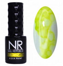 NR Краска для акварельной росписи AQUA PAINT 13, Желтый неон