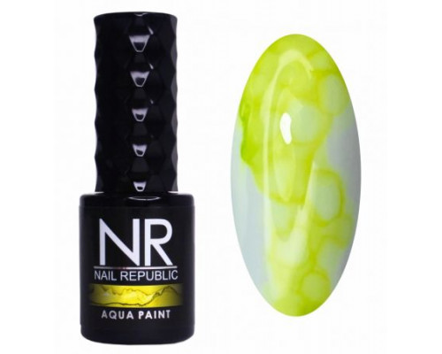 NR Краска для акварельной росписи AQUA PAINT 13, Желтый неон