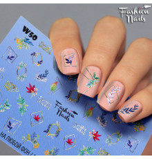 Слайдеры Fashion Nails White 050