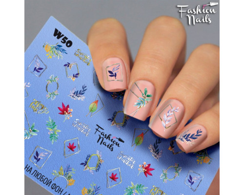 Слайдеры Fashion Nails White 050
