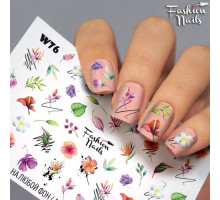 Слайдеры Fashion Nails White 076