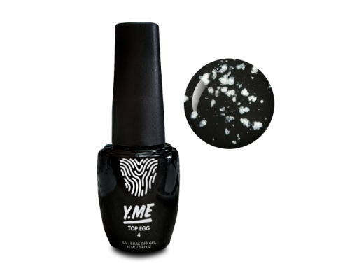 Y.me Top Egg White Matt 04, 14ml (матовый)