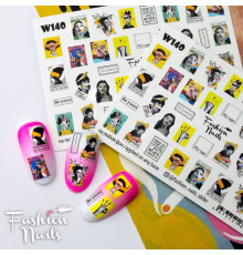 Слайдеры Fashion Nails White 140
