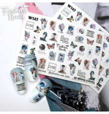 Слайдеры Fashion Nails White 142