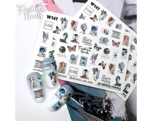 Слайдеры Fashion Nails White 142