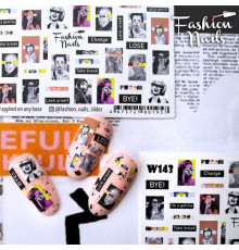 Слайдеры Fashion Nails White 143