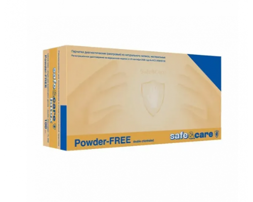 Перчатки латексные Safe&Care "Duo" L 50 пар
