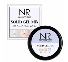 NR Твердые гель-лаки SOLID GEL MIX, Pallete 19 (pearl print 10,12,15)