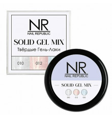 NR Твердые гель-лаки SOLID GEL MIX, Pallete 19 (pearl print 10,12,15)
