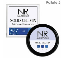 NR Твердые гель-лаки SOLID GEL MIX, Pallete 05 (flash 07,105,339)