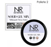 NR Твердые гель-лаки SOLID GEL MIX, Pallete 02 (flash 06,04,03)
