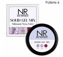 NR Твердые гель-лаки SOLID GEL MIX, Pallete 06 (706,1064,176)