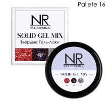 NR Твердые гель-лаки SOLID GEL MIX, Pallete 16 (426,423,419)