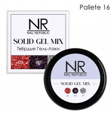 NR Твердые гель-лаки SOLID GEL MIX, Pallete 16 (426,423,419)