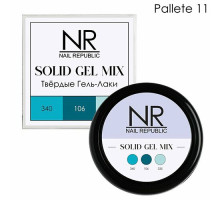 NR Твердые гель-лаки SOLID GEL MIX, Pallete 11 (340,106,335)