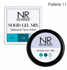 NR Твердые гель-лаки SOLID GEL MIX, Pallete 11 (340,106,335)