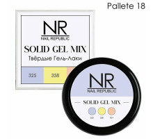 NR Твердые гель-лаки SOLID GEL MIX, Pallete 18 (325,358,051)